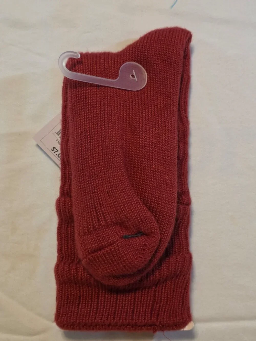 Women's Ribbed Super Soft Slouch Crew Socks - Auden™ Red One Size 4-10